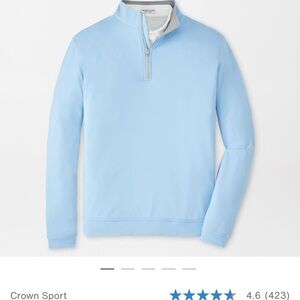 Peter Millar Blue and Gray Pullover XL